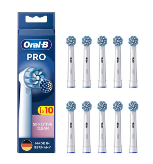 Oral-B Pro Sensitive Clean Brush tips Hvid 10 stk. Ekstra tandbørstehoveder