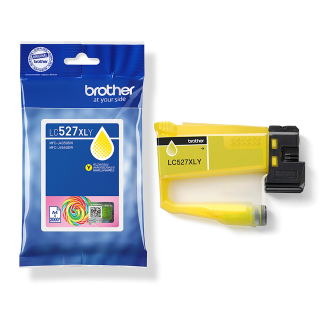 Blækpatron Brother LC527XLY Yellow 2K