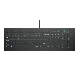 Hygiene Flat Profile Keyboard ACTIVE KEY sort Nordic med ledning