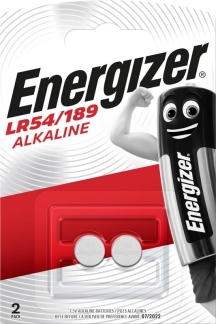 Batteri Energizer Alkaline Power 189 C1 / LR54/ LR1130/L1131 1,5v  2 stk