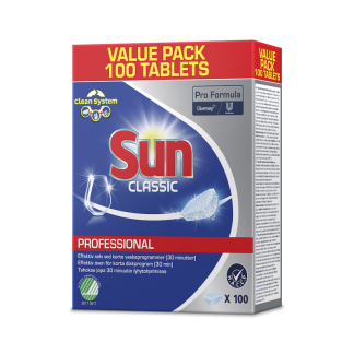 Opvasketabs Sun Prof Tabs 100 stk Diversey 
