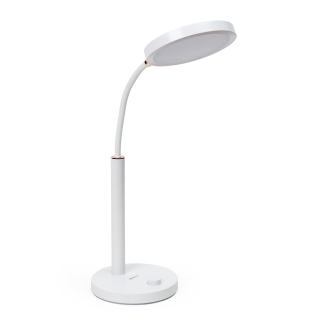 PLATINET Skrivebordslampe AURA LED 10W 65 LED USB-C, hvid