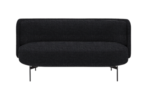Softline loungesofa Joe lev. Stof: Vision black/grey