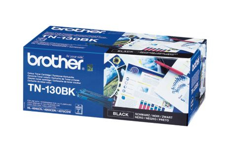 Brother Toner Sort TN130BK Ca. 2500 sider V/ 5% Dækning