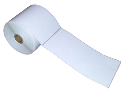 Etiketter&nbsp;termo hvid&nbsp;ECO 102x192mm&nbsp;350stk/rul Kerne: 25,4mm