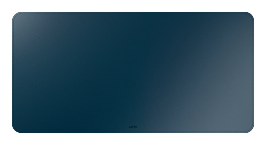 Skriveunderlag Leitz m&oslash;rkebl&aring; 40x80cm