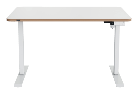 H&aelig;ves&aelig;nkebord Leitz Ergo kompakt elektrisk 140x80 cm hvid
