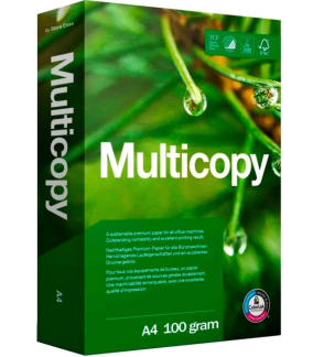 Kopipapir A4 Multicopy hvid 100g 500 ark/pak