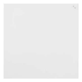 Glass board 100 x 100 cm. PURE White