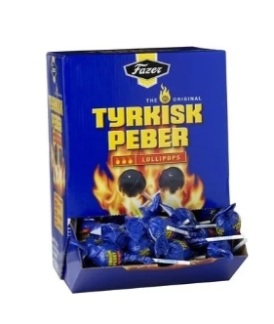 Tyrkisk peber slikkepinde 150 stk. 1,35 kilo